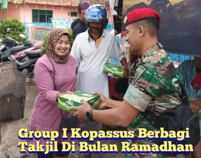 Bulan Ramadhan Group I Kopassus Serang Berbagi Takjil Bulan Ramadhan Group I Kopassus Serang Berbagi Takjil