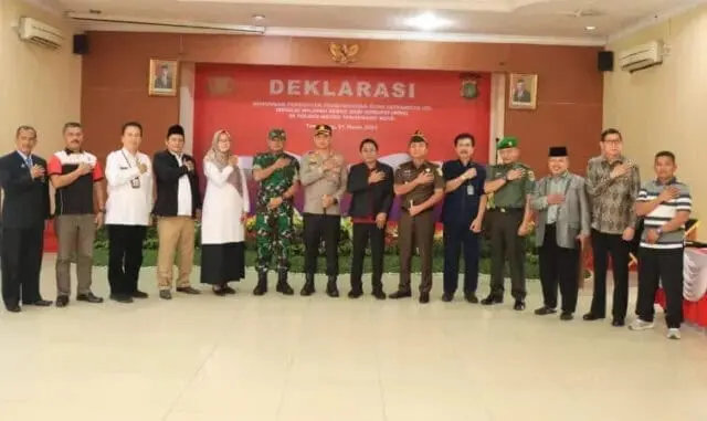 Bersama Forkopimda dan Masyarakat, Polrestro Tangerang Kota Deklarasi Penguatan ZI Bersama Forkopimda dan Masyarakat, Polrestro Tangerang Kota Deklarasi Penguatan ZI
