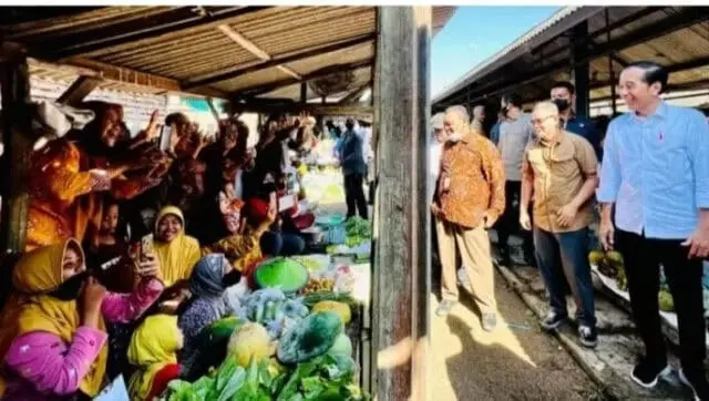 Menjelang Ramadhan, Presiden Jokowi Cek Harga Dan Komoditas Pangan Di Pasar Mendenrejo Menjelang Ramadhan, Presiden Jokowi Cek Harga Dan Komoditas Pangan Di Pasar Mendenrejo