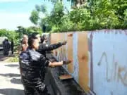 PERCANTIK KOTA MERAK, DANLANAL BANTEN GANDENG GENERASI MUDA BANGUN BUKIT BERWARNA DI GERBANG BARAT PULAU JAWA PERCANTIK KOTA MERAK, DANLANAL BANTEN GANDENG GENERASI MUDA BANGUN BUKIT BERWARNA DI GERBANG BARAT PULAU JAWA