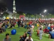 Libur Lebaran, Taman-Taman di Kota Tangerang Tumpah Diserbu Warga Berwisata