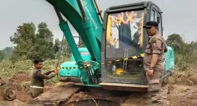 Satpol PP Kabupaten Tangerang Hentikan Aktivitas Galian Tanah di 2 Kecamatan Satpol PP Kabupaten Tangerang Hentikan Aktivitas Galian Tanah di 2 Kecamatan