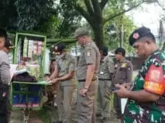 Satpol PP Jaring Puluhan PKL di Kawasan Puspemkab Tangerang