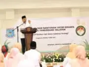 Hadiri Halalbihalal DWP Tangsel, Benyamin Sampaikan Hal Ini