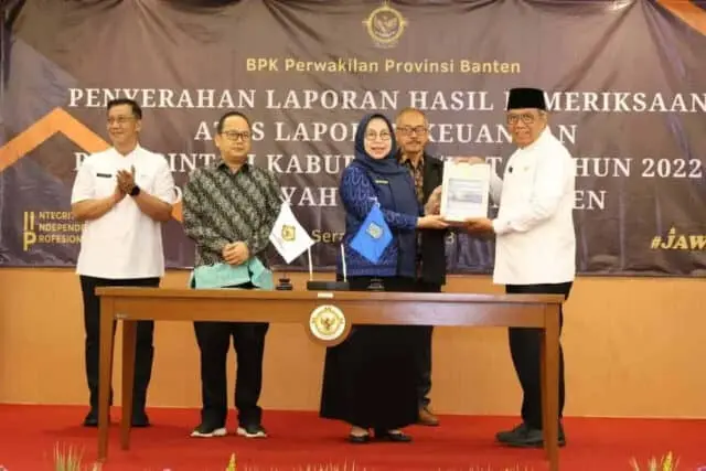 Lagi, Pemkot Tangsel Raih Opini WTP Lagi, Pemkot Tangsel Raih Opini WTP
