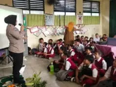 Anak-Anak Sekolah Dasar di Kota Tangerang Diedukasi Polisi Soal Medsos dan Bullying