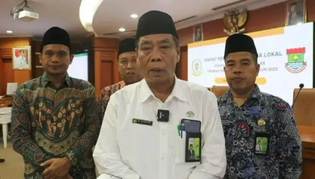 Pemkab Tangerang: Ada 14 Arena Menjadi Tempat Penyelenggaraan MTQ Tingkat Provinsi Banten Hariri, pada rapat persiapan panitia lokal penyelenggaraan MTQ XX Tingkat Provinsi Banten Tahun 2023, Foto. (Istimewa)