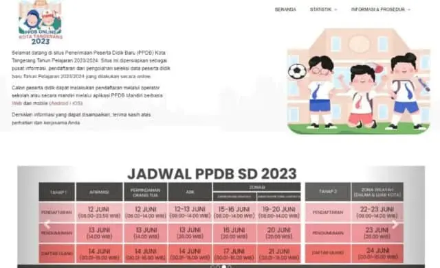 Simak Tanggalnya! Ini Jadwal PPDB tingkat SD di Kota Tangerang Simak Tanggalnya! Ini Jadwal PPDB tingkat SD di Kota Tangerang