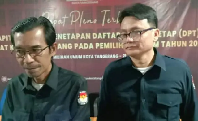 Daftar Pemilih Tetap Pemilu 2024 di Kota Tangerang 1.362.773 dengan 5.175 TPS Daftar Pemilih Tetap Pemilu 2024 di Kota Tangerang 1.362.773 dengan 5.175 TPS