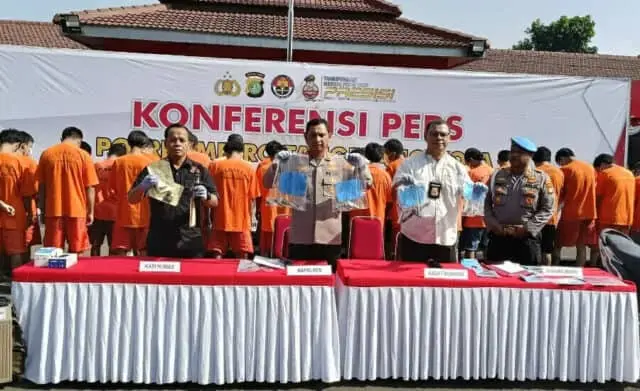 Beraksi di 400 TKP, 28 Pelaku Curanmor Dibekuk Polres Metro Tangerang Kota Beraksi di 400 TKP, 28 Pelaku Curanmor Dibekuk Polres Metro Tangerang Kota