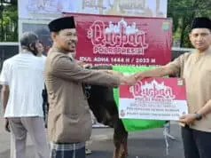 Polisi Salurkan 68 Hewan Kurban, Bantuan Kapolri Diserahkan ke-Ponpes di Tangerang