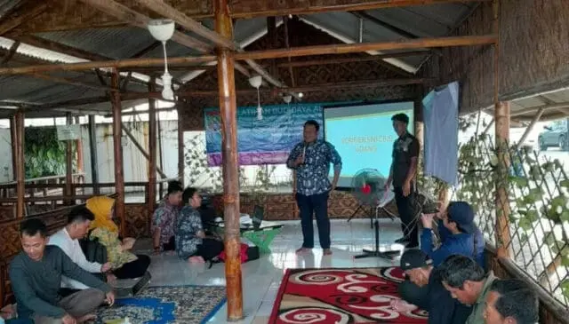 Kegiatan pelatihan itu dilaksanakan di Cafe 99 Kronjo dan diikut sertakan oleh 30 perwakilan, Foto. (Istimewa)