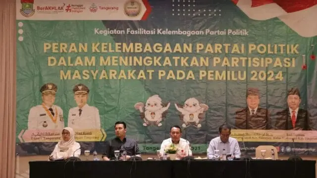 Badan Kesbangpol: Penguatan Parpol Penting sebagai Instrumen Demokrasi Kepala Badan Kesbangpol Kabupaten Tangerang, Rudi Lesmana di Hotel Istana Nelayan, Rabu (26/07/2023).Foto.(Istimewa)