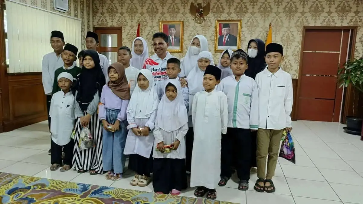 Anak Yatim Rasakan Jadi Wali Kota Tangerang, Kelak Jadi Pemimpin Masa Depan