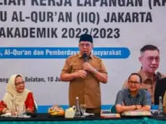 Buka KKL Institut Ilmu Al Qur’an Jakarta, Ini Pesan Wali Kota Benyamin