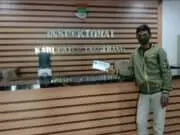 Barnas Anggota LSM Geram banten Indonesia, Layangkan Surat ke kantor insfektorat kabupaten Tangerang. Foto. (Istimewa).