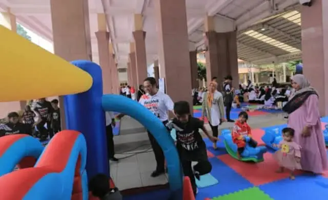 Sehari, Gedung Pemkot Tangerang Jadi Arena Bermain Anak Yatim Sehari, Gedung Pemkot Tangerang Jadi Arena Bermain Anak Yatim