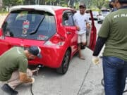 Polusi Udara, IMI Gelar Uji Emisi di Meet Up Parade Merah Putih Otomotif Festival 2023 Uji Emisi di Meet Up Parade Merah Putih Otomotif Festival 2023 Kota Tangerang. Sabtu, (19/8). Foto Pelitabanten.com