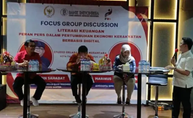 Marinus Gea Gandeng BI Gelar FGD Peran Pers Sosialisasikan Uang Digital Marinus Gea Gandeng BI Gelar FGD Peran Pers Sosialisasikan Uang Digital