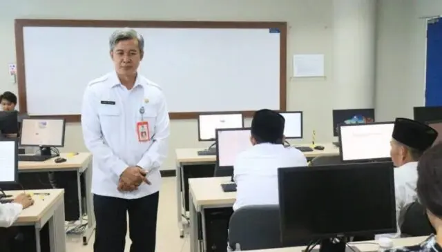 Pilkades Akan dilaksanakan Serentak, 9 Bakal Calon Kepala Desa Antar Waktu Ikut Tes Kompetensi Dasar DPMPD) melaksanakan tes kompetensi dasar bakal calon kepala desa antar waktu tahun 2023,Foto.(Istimewa)