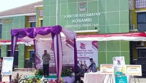 Kecamatan Kosambi Rayakan HUT Ke-31, Di Rangkaikan Dengan launching UMKM dan Kampung Tematik Masyarakat Kecamatan Kosambi merayakan Hari Jadi Ke-31, Acara tersebut juga dimeriahkan dengan pentas seni, Foto.(Istimewa)