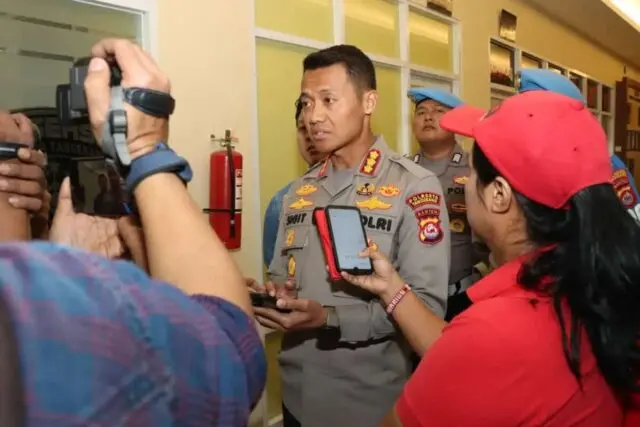 Kasus Bentrokan di Pasar Kuta Bumi, Polresta Tangerang Tetapkan 3 Orang Tersangka Kapolresta Tangerang Kombes Pol Sigit Dany Setiyono menjelaskan,Foto.(Istimewa)