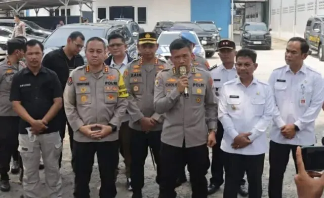 Tekan Polusi Udara, Satgas Polda Metro Jaya Sidak Kawasan Industri Pasir Jaya Tangerang Tekan Polusi Udara, Satgas Polda Metro Jaya Sidak Kawasan Industri Pasir Jaya Tangerang