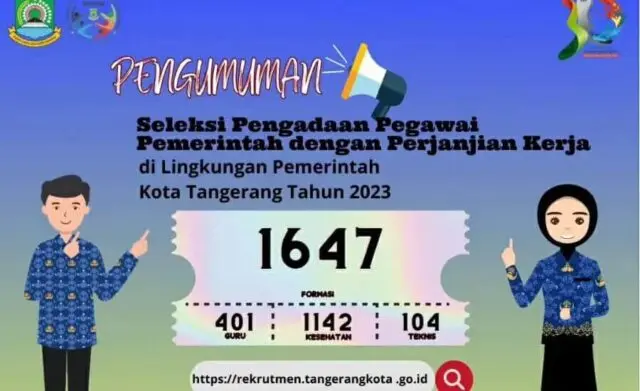Buruan! Pemkot Tangerang Buka 1.647 Calon ASN di Berbagai Bidang Buruan! Pemkot Tangerang Buka 1.647 Calon ASN di Berbagai Bidang
