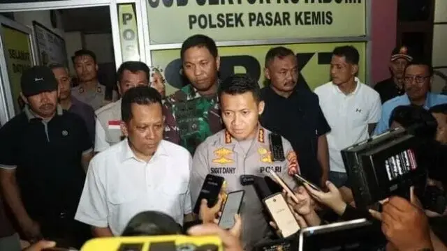 Bentrok di Pasar Kuta Bumi Mengakibatkan 4 Orang Luka-luka, Kapolresta: Kami Sedang Dalami Apa Motifnya Foto: Kapolresta Tangerang Kombes Sigit Dany Setiyono, Pj Bupati Tangerang Andi Ony Prihartono, (Istimewa)