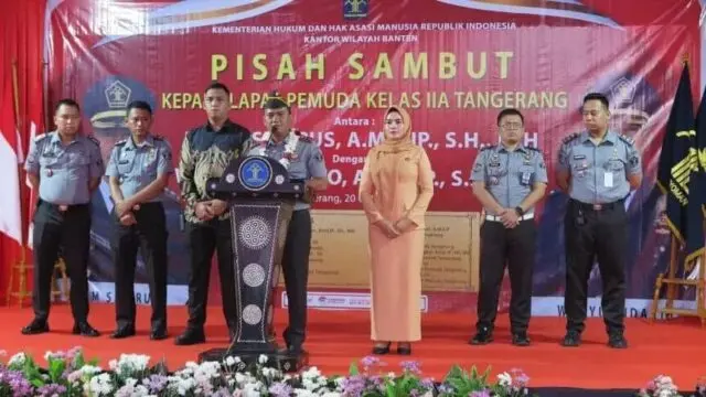 Kelas IIA Tangerang laksanakan pisah sambut pejabat lama dan pejabat baru, Foto. (Istimewa)