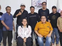 Ayu Kartini dan Jajaran Sambut kunjungan ketum SMSI Pusat Firdaus Ketua Umum SMSI Firdaus, langsung lakukan kunjungan silaturahmi menemui anggotanya di Kota Tangerang, Foto. (Istimewa)