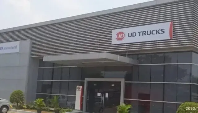 PT Astra Internasional UD Trucks Cabang Tangerang Rugikan Pelanggan Servis, PT As Berjaya: Tak Mau Minta Maaf Kantor PT Astra internasional UD Trucks di jalan Raya serang kampung kadu kecamatan cukupa kabupaten Tangerang, Foto. Pelitabanten.com.(Ist)