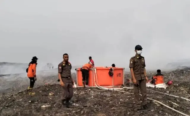 DLH Kota Tangerang Bangun Tandon Air Lima Ribu Liter di TPA Rawa Kucing DLH Kota Tangerang Bangun Tandon Air Lima Ribu Liter di TPA Rawa Kucing
