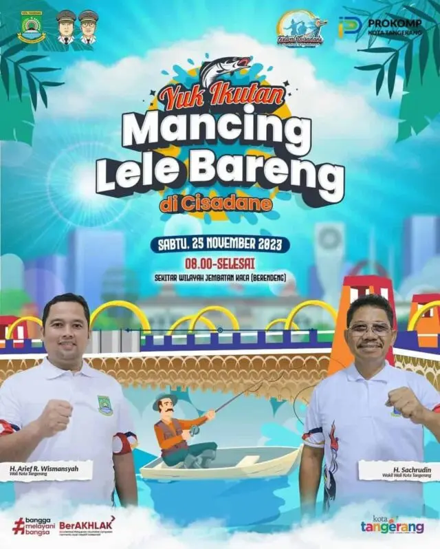 Besok! 1 Ton Ikan Ditebar di Acara Mancing Bareng di Festival Cisadane 2023 Besok! 1 Ton Ikan Ditebar di Acara Mancing Bareng di Festival Cisadane 2023