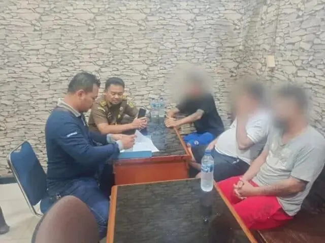 tersangka yang dilimpahkan sebanyak 3 orang yakni tersangka HH, CO, dan TKT, Foto. (Istimewa)