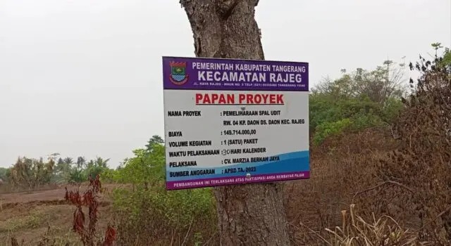 Diduga Tak Berkualitas LSM Geram Akan Surati Inspektorat Kegiatan Fisik di Wilayah Kecamatan Rajeg Tangerang proyek pembangunan drainase U-ditch yang berada tepat di kampung daon desa daon RW 04 Kecamatan Rajeg, Foto. (Istimewa)