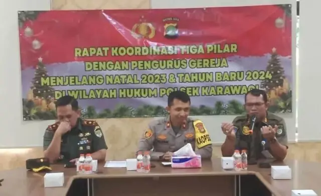Jelang Natal 2024, Polisi Polsek Karawaci Gelar Rakor Tiga Pilar Jelang Natal 2024, Polisi Polsek Karawaci Gelar Rakor Tiga Pilar