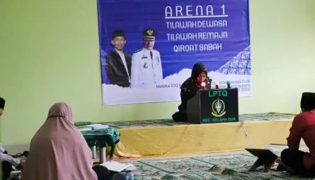 Camat Kelapa Dua Buka STQ Tingkat Kecamatan Kelapa Dua Dadang Sudrajat membuka Seleksi Tilawatil Qur'an (STQ) ke-XI tingkat kecamatan, Foto. (Istimewa)