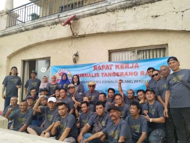 Jurnalis Tangerang Raya Gelar Raker ke VI Usung Tema " Independensi Jurnalis Jelang Pemilu 2024" JTR kembali menggelar rapat kerja ke VI di tahun 2023 bertempat di Hotel Marbella Anyer Banten, foto (Istimewa)