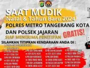 Aman Saat Mudik Nataru 2024, Polisi Buka Layanan Titip Kendaraan Gratis Aman Saat Mudik Nataru 2024, Polisi Buka Layanan Titip Kendaraan Gratis