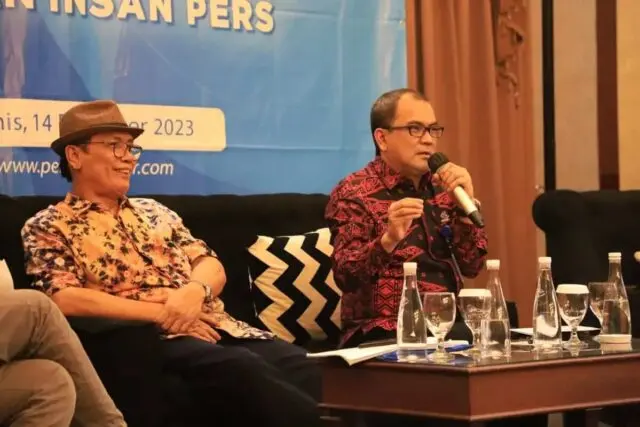 Perumdam TKR Adakan IN-HOUSE Traning Dengan Insan Pers Se-Tangerang Raya Acara yang berlangsung di The Grantage Hotel & Sky Lounge BSD pada Tanggal 14 Desember 2023 , Foto. (Istimewa)