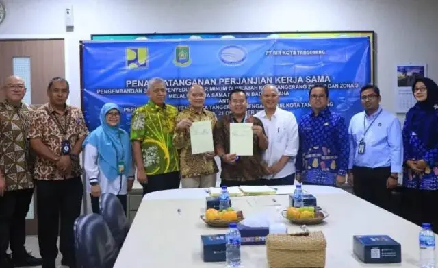 Penyediaan Air Bersih, Perumda TB Kota Tangerang Teken Kerja Sama 1,9 Triliun Penyediaan Air Bersih, Perumda TB Kota Tangerang Teken Kerja Sama 1,9 Triliun