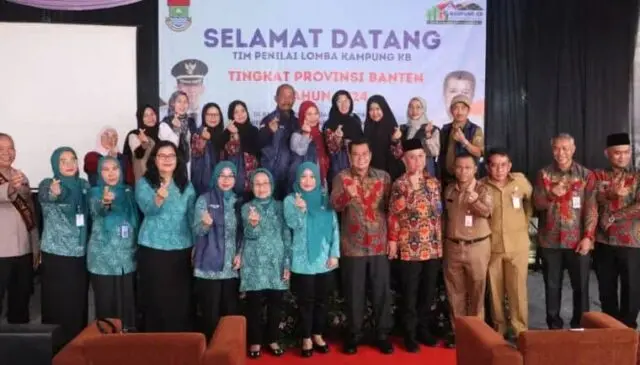 Tim Provinsi Banten Verifikasi Lapangan Kampung KB Bungaok Caringin Legok Tim Penilaian Kampung Keluarga Berkualitas (KB) tingkat Provinsi Banten, Foto. (Istimewa)