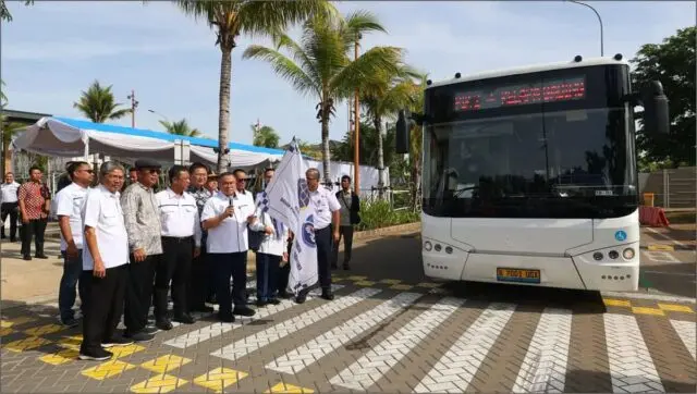 Angkutan Jrconnexion Rute PiK2-Sedayu City Kelapa Gading Resmi Di Luncurkan
