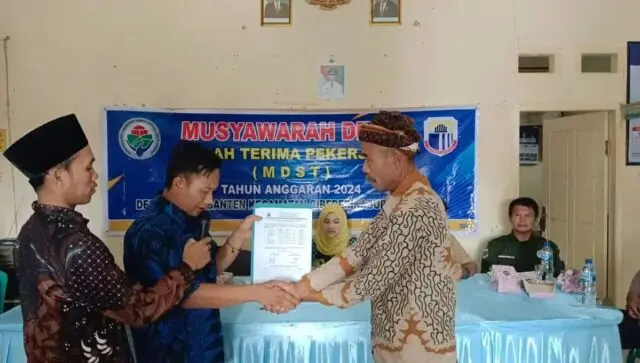 Desa Warungbanten Laksanakan Musyawarah Desa Serah Terima Tahun 2024 Desa Warungbanten Laksanakan Musyawarah Desa Serah Terima Tahun 2024