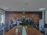 Pelepasan Mahasiswa Magang STISIP Banten Raya 2024 di KPU Provinsi Banten