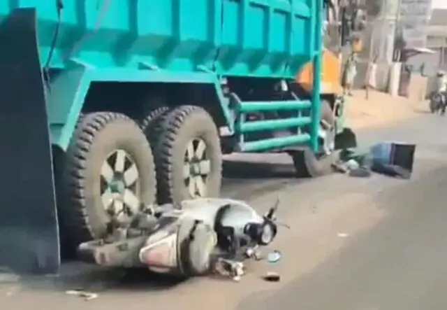 Muncul Keresahan Masyarakat, Buntut Ayah dan Anak Tewas Terlindas Truk di Jalan Raya Pakuhaji kecelakaan maut yang menewaskan ayah dan anak akibat terlindas truk pasir, di Jalan Raya Pakuhaji, Desa Kayu Agung, Kecamatan Sepatan, Foto. (Istimewa)