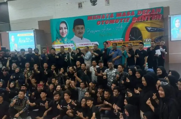 Pasangan  Airin-Ade Dapat Dukungan Paguyuban Auto Club Banten Di Pilgub Banten 2024