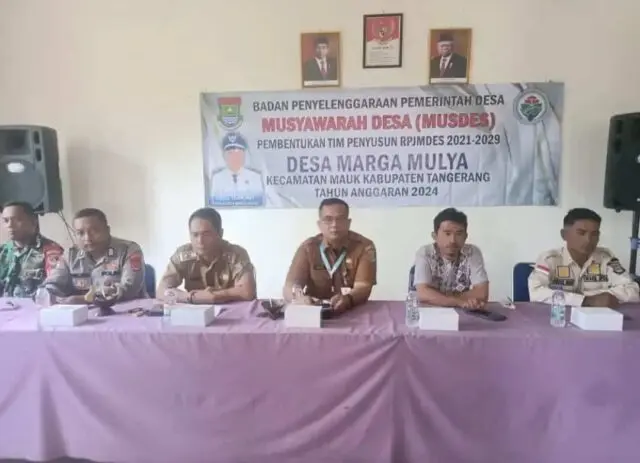 Desa Marga Mulya Kecamatan Mauk Laksanakan RPJMDes 2025, Menyusun Kegiatan Skala Prioritas Untuk Masyarakat Desa Marga Mulya Kecamatan Mauk Laksanakan RPJMDes 2025, Menyusun Kegiatan Skala Prioritas Untuk Masyarakat