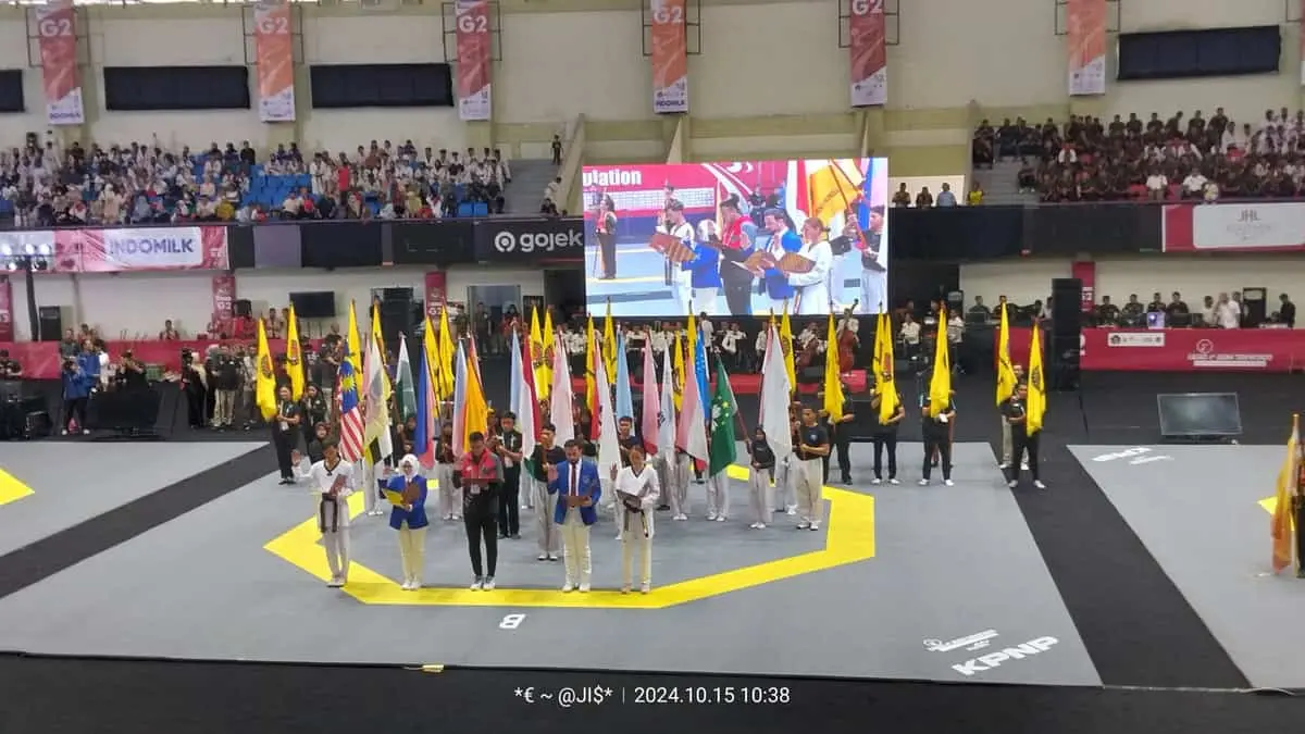 Diikuti 450 Atlet dari 21 Negara se-Asia, Kejuaraan Internasional KASAD 6th Asian Taekwondo Open Championships 2024 Resmi Dibuka Diikuti 450 Atlet dari 21 Negara se-Asia, Kejuaraan Internasional KASAD 6th Asian Taekwondo Open Championships 2024 Resmi Dibuka